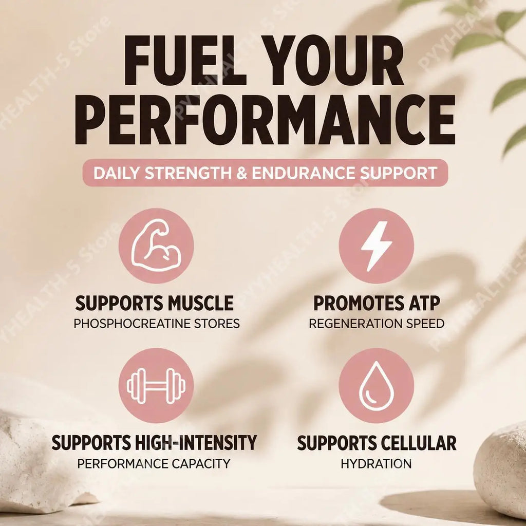 Creatine Monohydrate & Taurine Powder – 30 Servings | Sports Nutrition Sports Nutrition Powder Qst