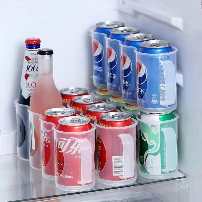 Fridge Can Organizer Rack – Beer & Soda Bottle Holder Fridge Can Organizer Qme