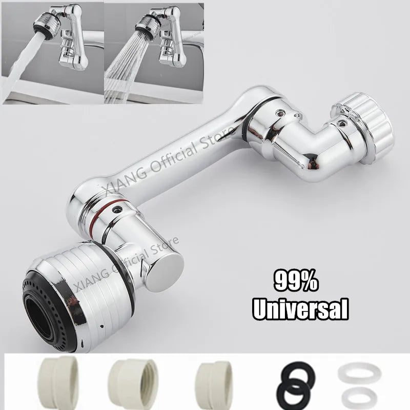 Universal 1080° Rotary Faucet Aerator Extender Splash Nozzle Faucet Aerator Extender Qme 1080 Dual Mode 1