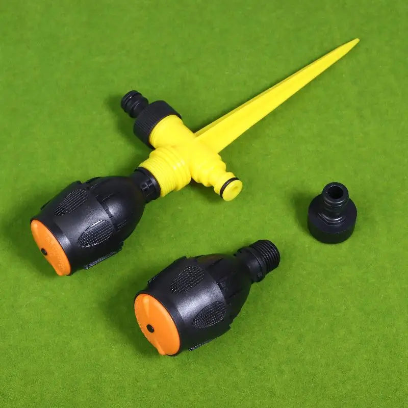 360° Rotating Garden Sprinkler 2-Pack – Lawn Irrigation Garden Sprinkler Qme