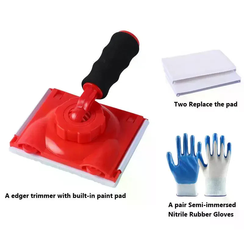 Edge Painting Tool & Replacement Pads – Corners, Walls & Ceilings Paint Edging Tool Qme
