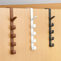 Behind Door Coat Hook Hanger – Wardrobe Storage Rack | Qme Door Hook Rack Qme 2pcs Random