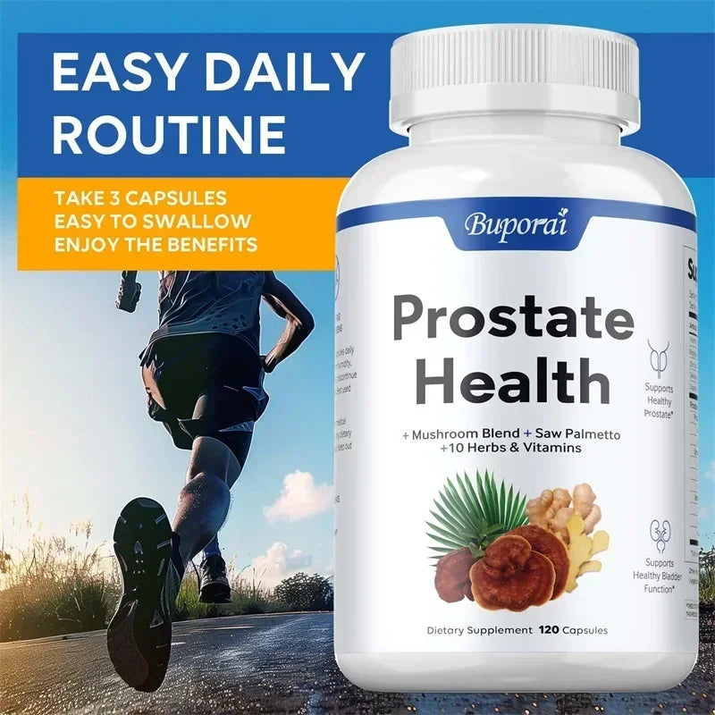 Saw Palmetto Prostate & Urinary Support Supplement for Men Men's Wellness Supplement Qst
