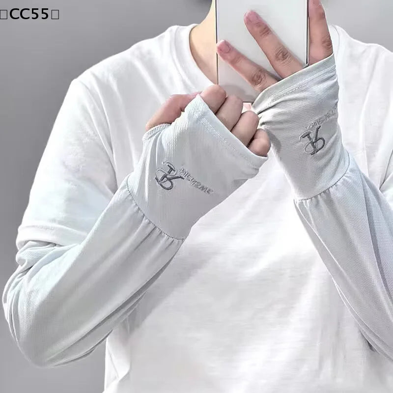Women's UV Protection Arm Sleeves – Cooling Sun Cover UV Arm Sleeves Qst