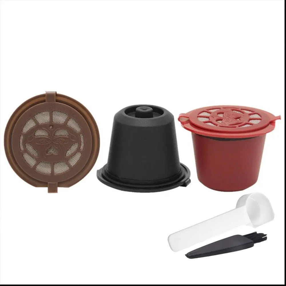 Reusable Nespresso Capsule with Stainless Steel Filter Mesh Refillable Coffee Capsule Qst 3pods REBLBR