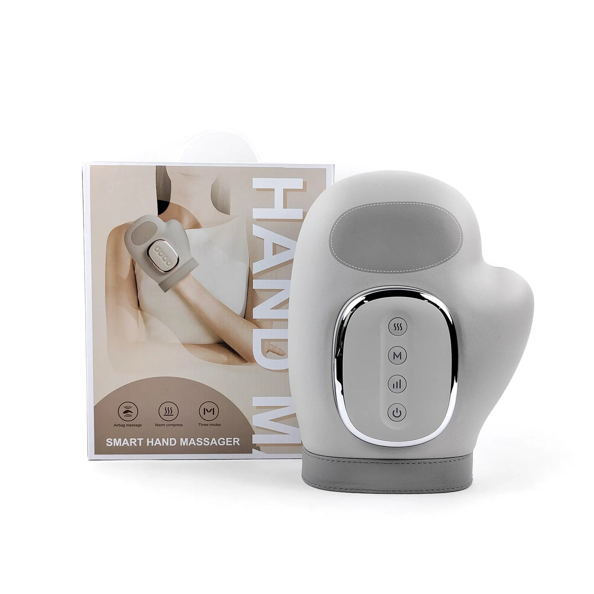 VIMYSHOW Hand Massager – Airbag Compression Glove Gray Hand Massager Qst GRAY
