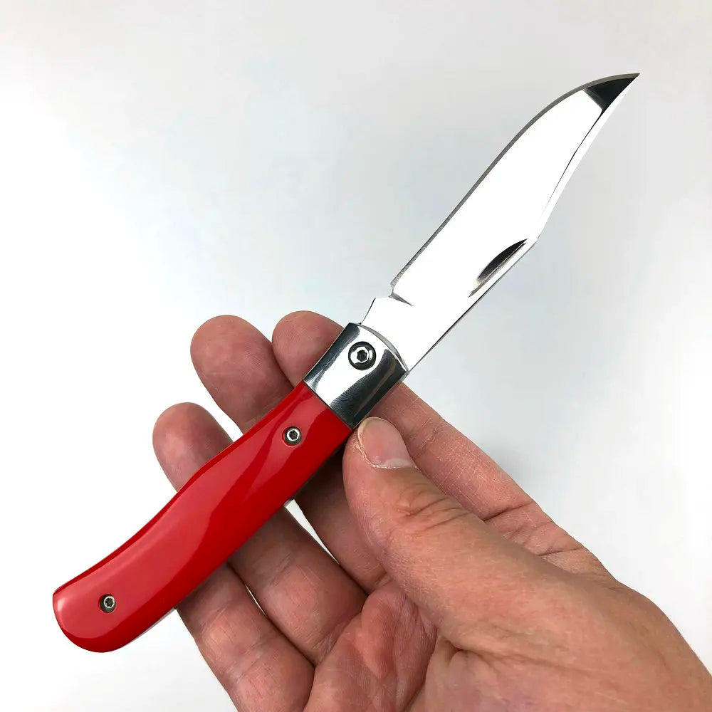 TRSKT Pocket Folding Knife SKD-11 Blade Acrylic Handle EDC Gift Pocket Folding Knife Qst Red China Mainland