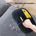 Pet Hair Remover Electrostatic Gloves for Cats & Dogs Pet Grooming Gloves Qme B Black