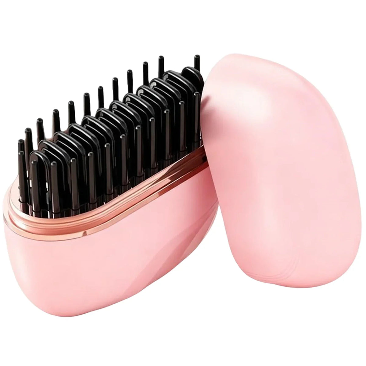 Mini Cordless Hair Straightening Comb – 3 Heat Settings Hair Straightening Comb Qme Pink