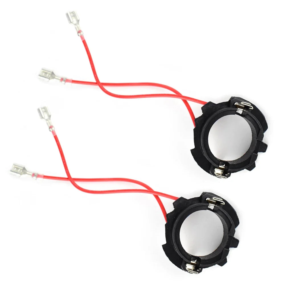 H7 LED Headlight Bulb Base Adapter Holders for VW Golf 5 MK5 Headlight Bulb Adapter Qme 2PCS