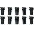 Rubber Cable Gland Strain Relief Connectors – 10 Pcs, 3.5–4.5mm Cable Strain Relief Qme 5mm black