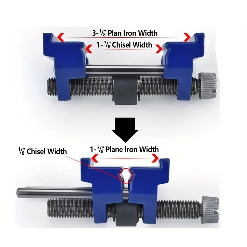 Adjustable Angle Honing Guide – Chisel & Plane Sharpener Honing & Sharpening Guide Qme