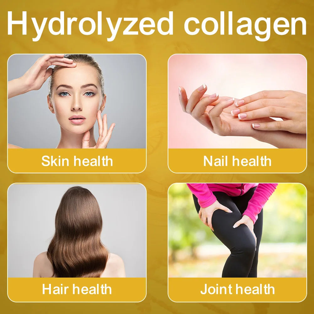 Marine Collagen Capsules – Skin, Hair, Nails & Joints | 120ct Collagen Supplement Qst