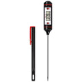 Digital Food Thermometer Probe -50–300°C BBQ Kitchen Kitchen Thermometer Qst black