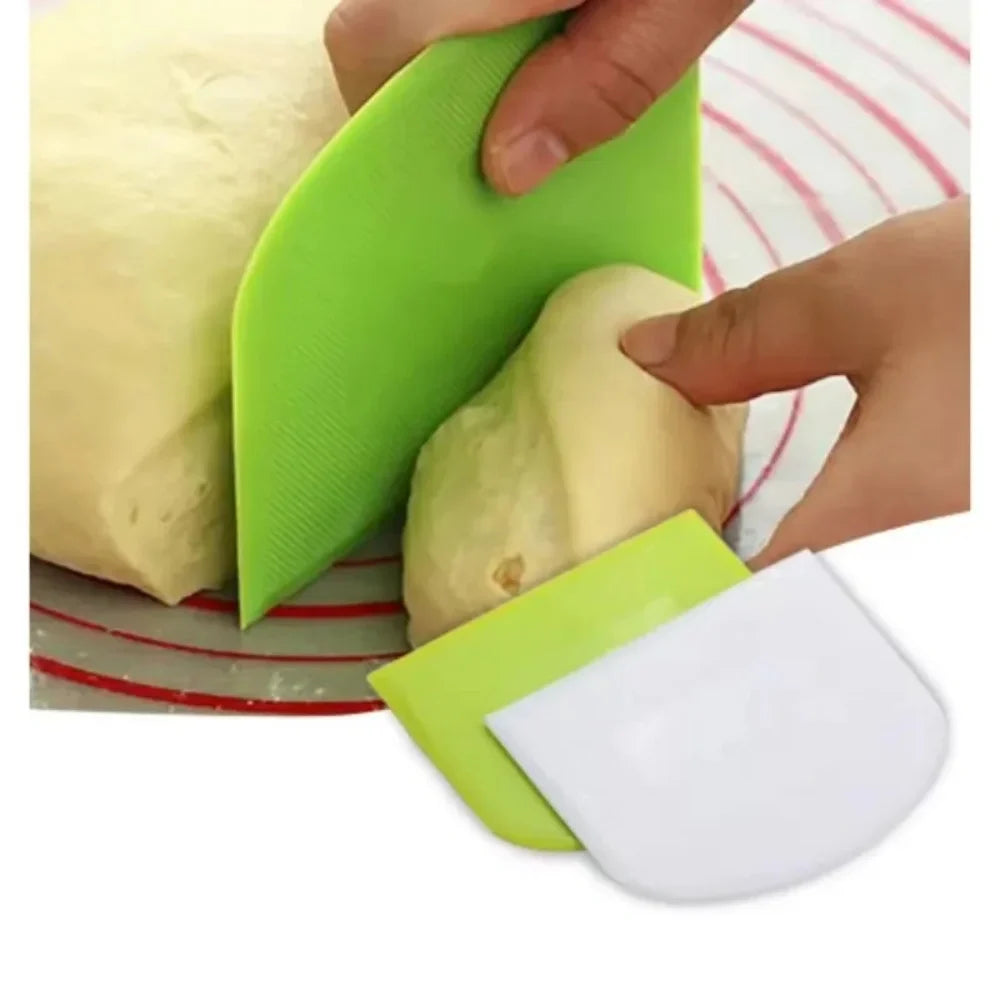 Multifunctional Dough Scraper & Cream Spatula | Baking Tool Dough Scraper Spatula Qme