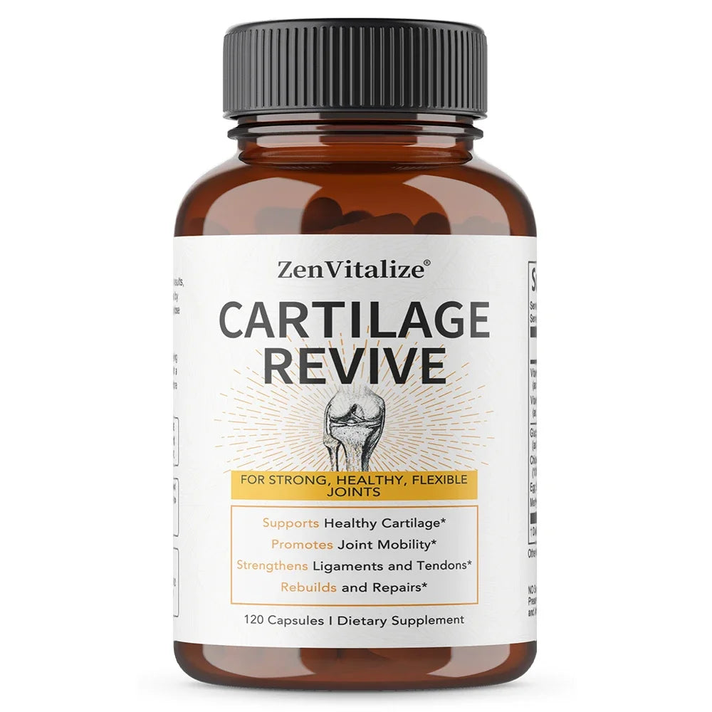 Joint Support Supplement – Collagen, Glucosamine & MSM | ZENVITALIZE Joint Support Supplement Qst 120 count- 1 bottle