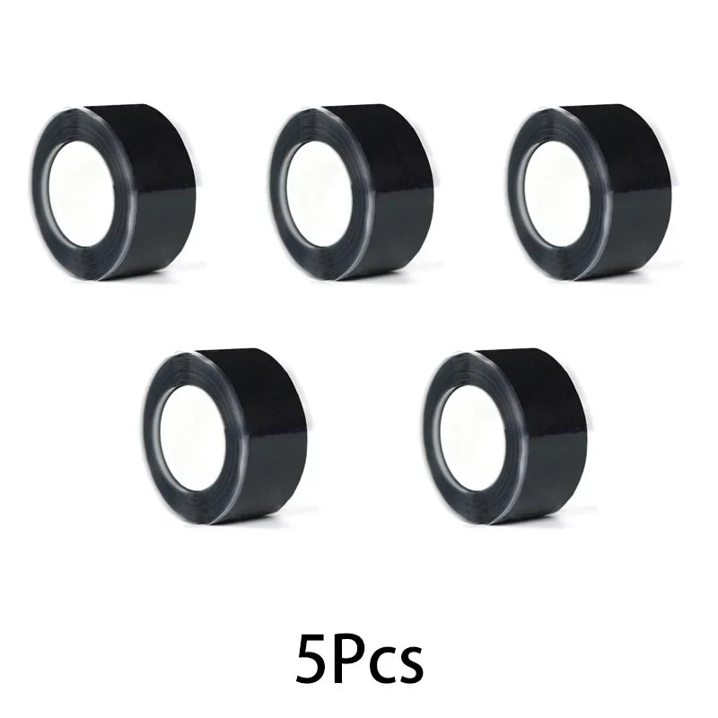 Self-Adhesive Waterproof Sealing Tape | Leak & Pipe Repair Waterproof Sealing Tape Qme 5rolls-black 1m 25mm