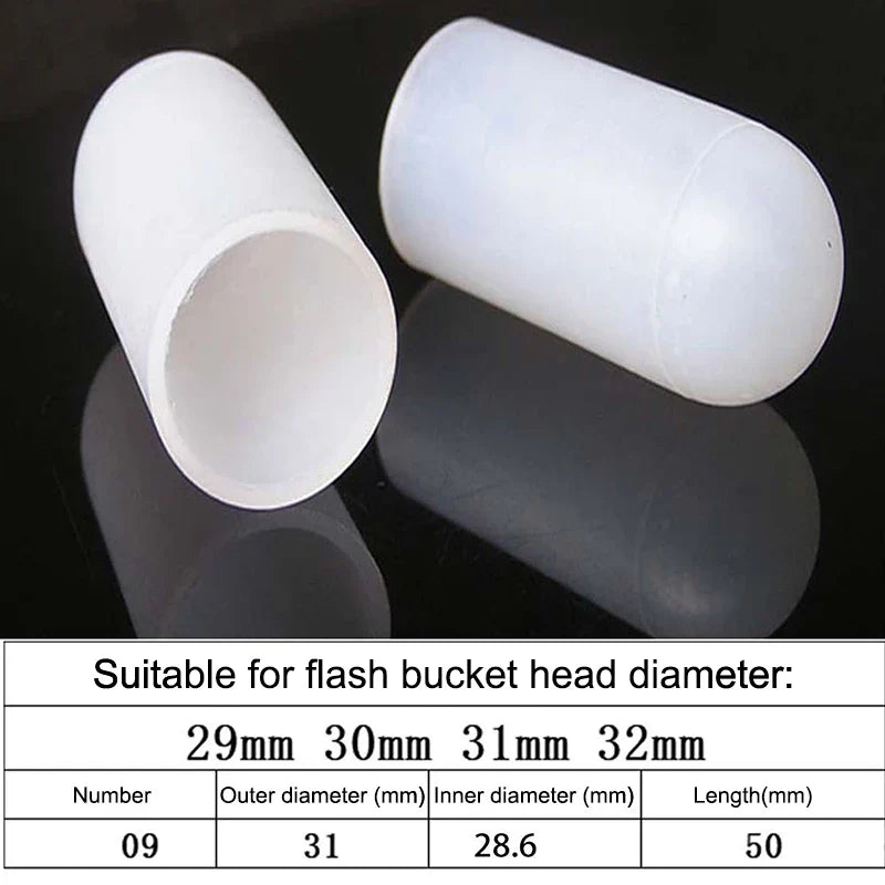 Silicone Elastic Flashlight Lampshade SP31 SP35 IF22A SP36 Flashlight Accessory Qme 29 32mm