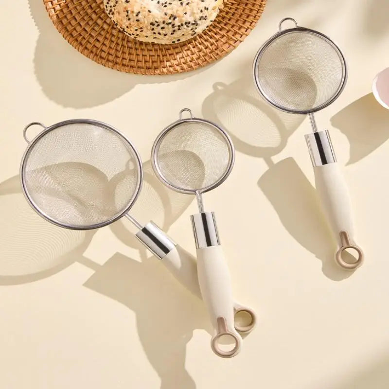 Stainless Steel Mesh Strainer Spoon – Juice, Milk & Sieve Mesh Strainer Spoon Qme
