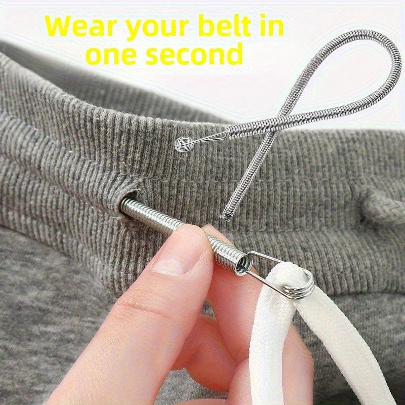 Bendable Drawstring Threader Clip for Pants, Hoodies & Elastic Drawstring Threader Tool Qme