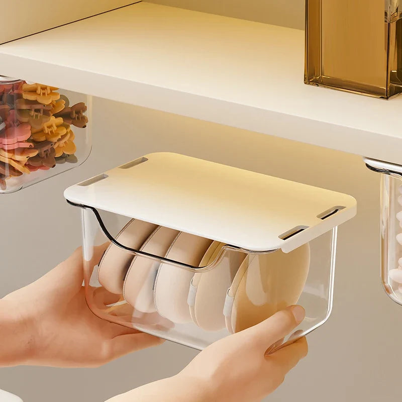 Under-Mirror Cabinet Transparent Bathroom Storage Organizer Bathroom Storage Organizer Qme