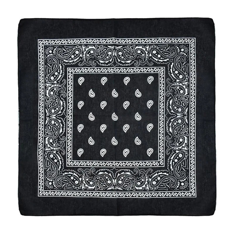 Women's Cotton Print Bandana Headwrap & Head Scarf – 12 Colors Bandana Headwrap Qme