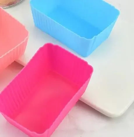 Silicone Cupcake & Muffin Baking Molds – Reusable 5-Pack Silicone Baking Mold Qme