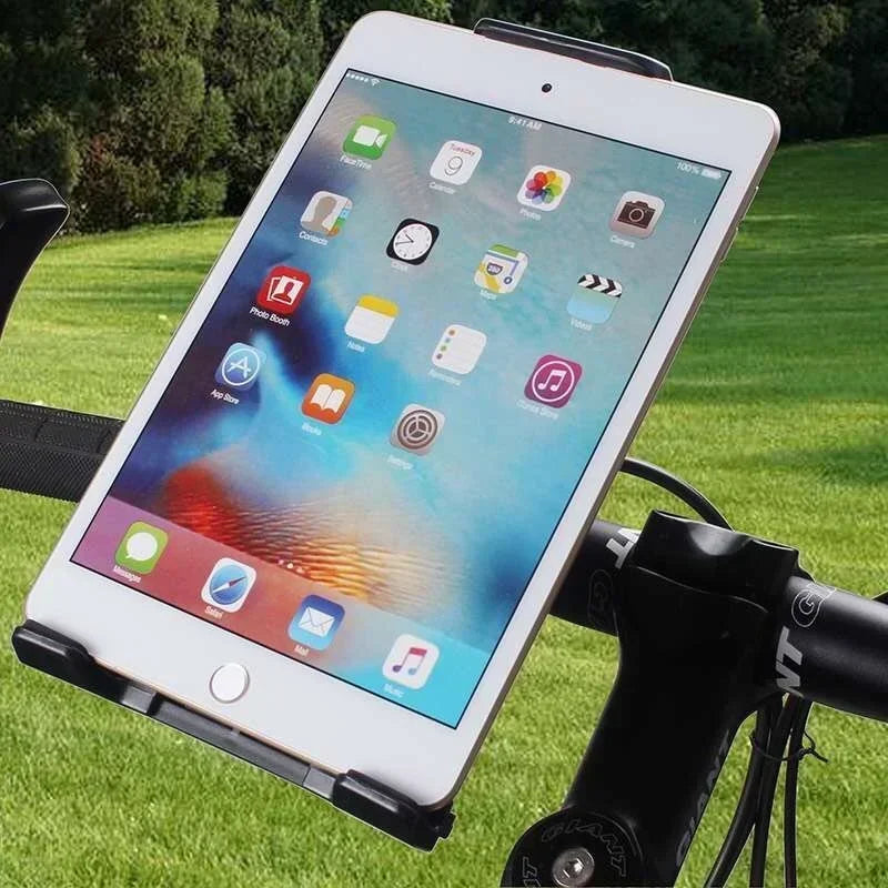 Universal Tablet Mount for Bike & Treadmill – 4–12" Holder Tablet Bike Mount Qme