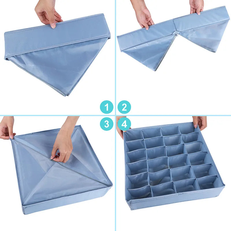 Drawer Organizer for Socks, Underwear, Bras & Ties Drawer Organizer Qme