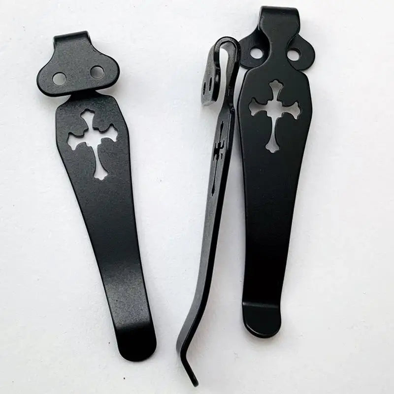 Titanium TC4 Deep Carry Pocket Clip for Spyderco Knives Knife Pocket Clip Qst