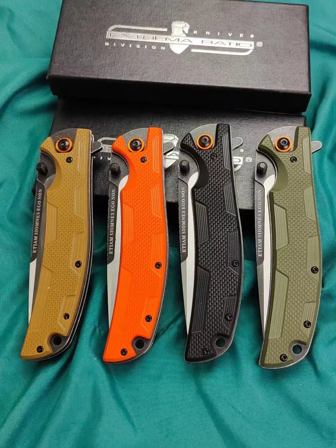 Bulldozer Folding Knife – D2 Steel Portable Pocket Knife EDC Folding Pocket Knife Qst