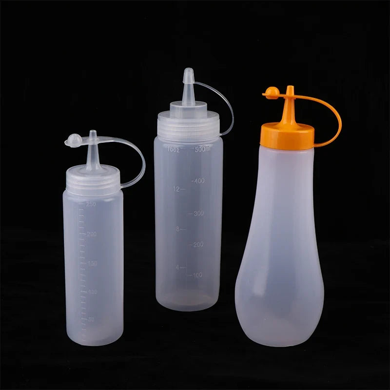 Squeeze Condiment Bottles for Ketchup, Sauces & Seasoning Condiment Squeeze Bottle Qme
