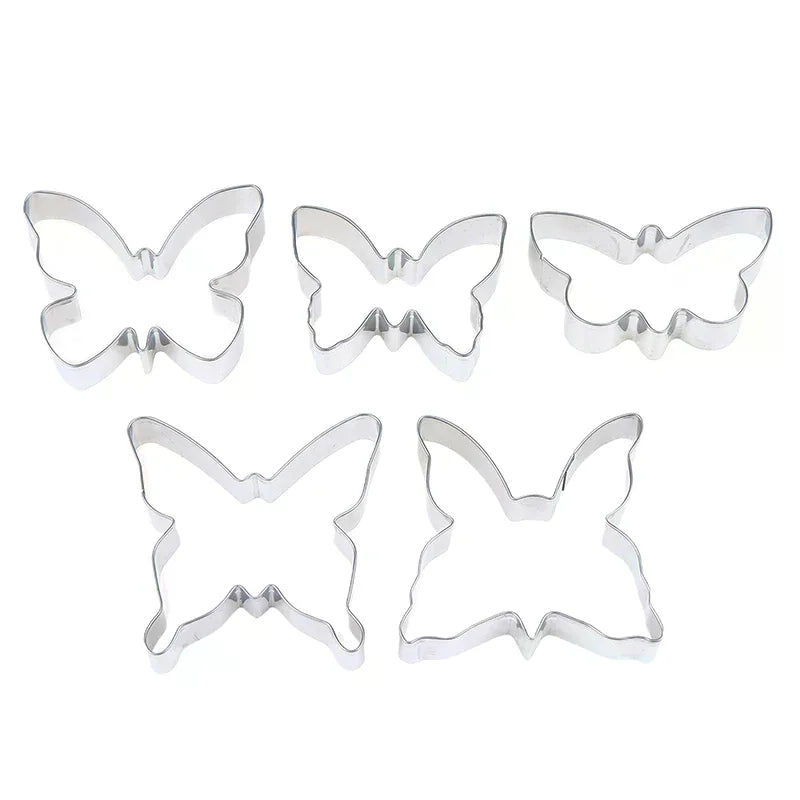 Butterfly Cookie Cutter Set – Stainless Steel Biscuit Mold Cookie Cutter Set Qme