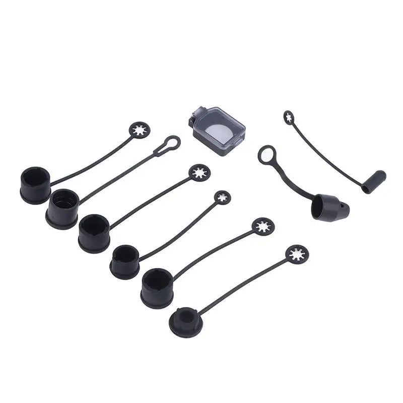 Silicone Dust Cover Caps for Audio, Power & Network Plugs Silicone Port Caps Qme