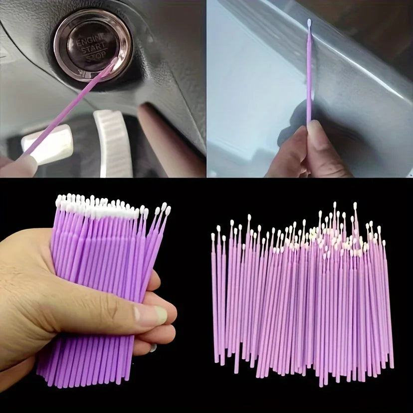 Car Detailing Brush Small Head – All-Round Paint & Trim Clean Car Detailing Brush Qme