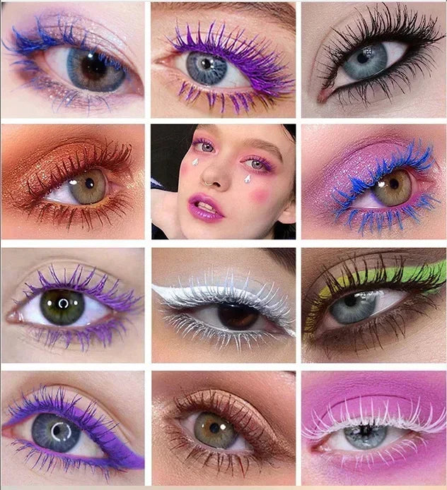 5D Silk Fiber Mascara – Waterproof, 14 Colors & 3D Lash Effect Silk Fiber Mascara Qme