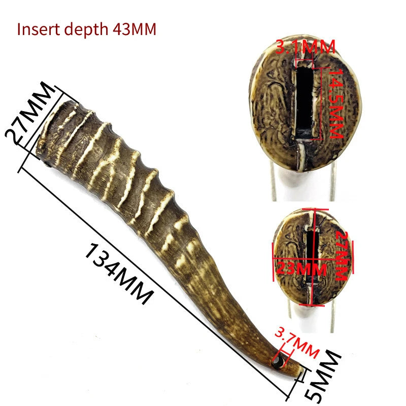 Swayboo Faux Deer Antler Knife Handle Scales – DIY Material Knife Handle Scales Qst B