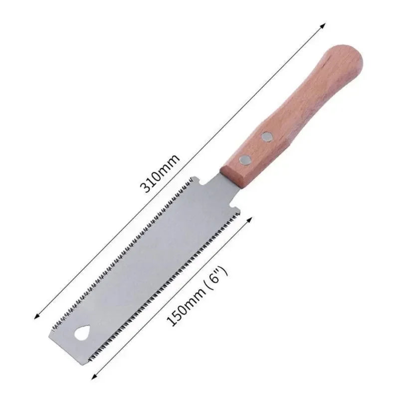 6-Inch Double Edge Hand Saw for Woodworking & DIY Projects Hand Saw Qme