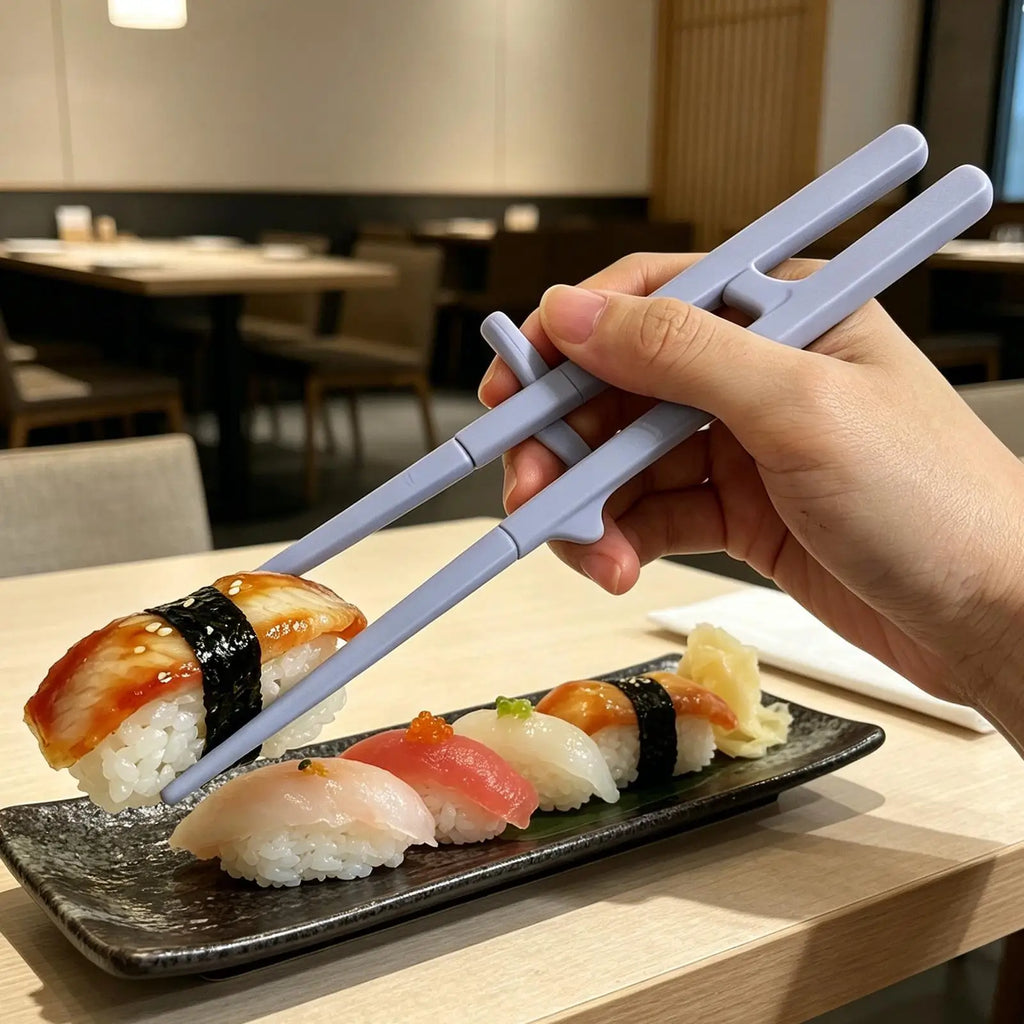 Kids Ergonomic Training Chopsticks with Grip Correction – Right Hand Training Chopsticks Qme