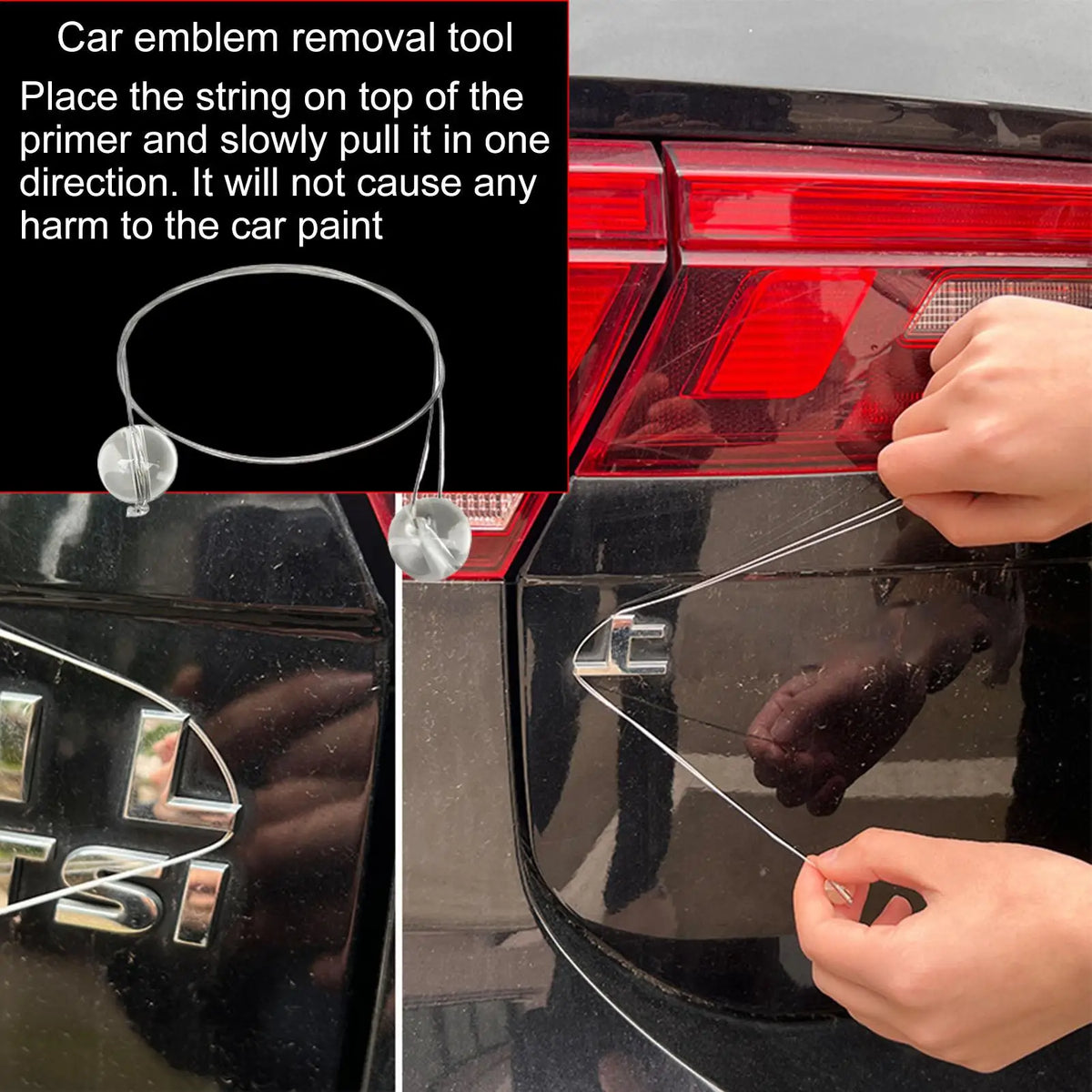 No-Scratch Car Emblem Removal Tool – Vehicle Badge Remover Emblem Removal Tool Qme