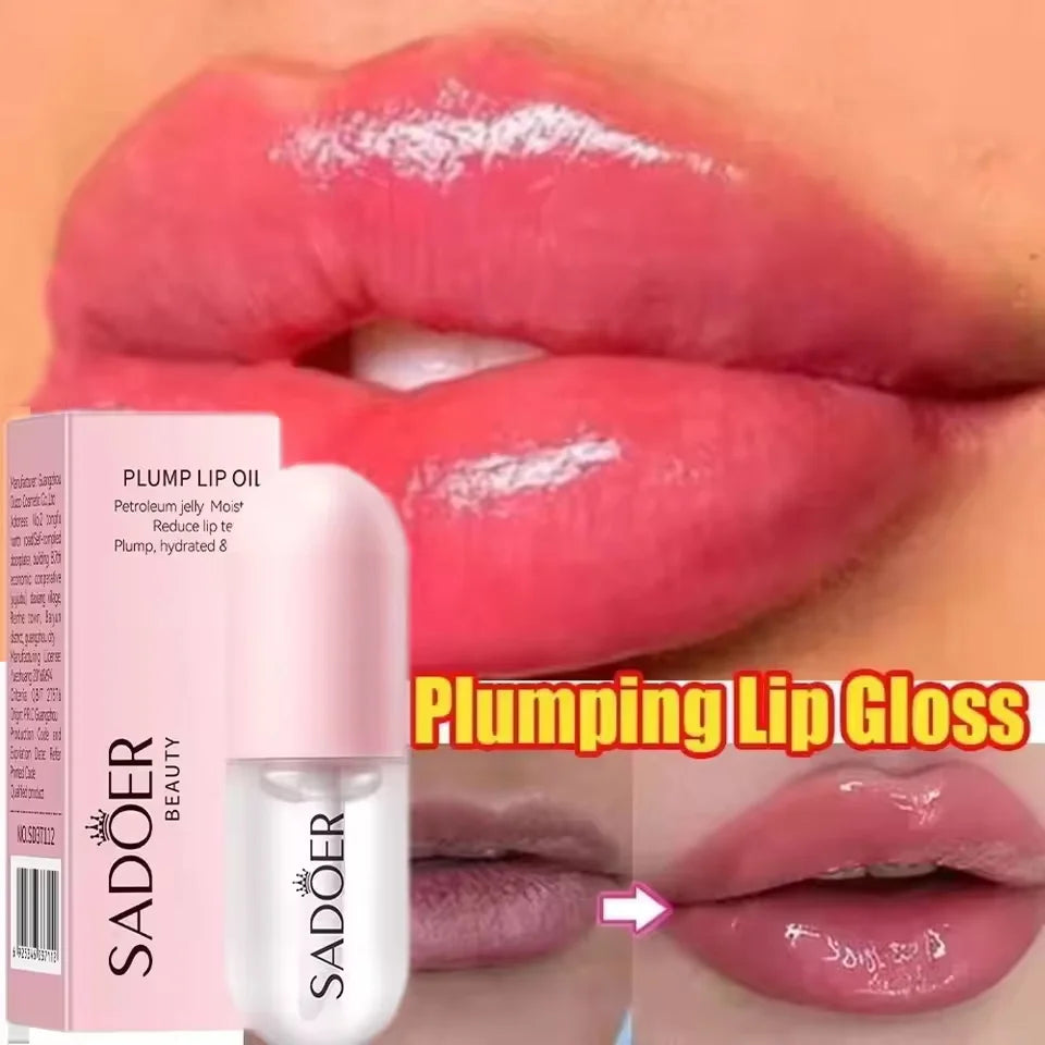 Qme Lip Plumping Essential Oil – Nourishing Moisturizing Serum Lip Plumping Serum Qme