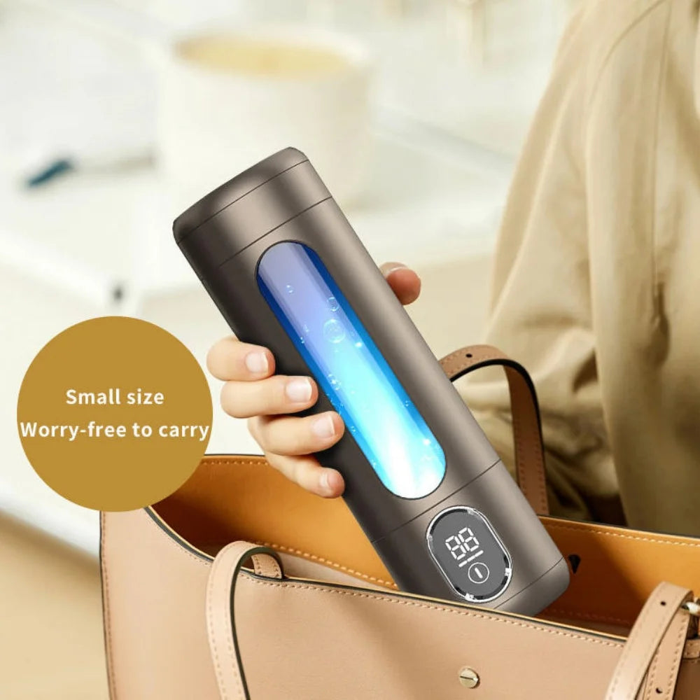 Suyzeko 250ml Hydrogen Water Bottle – Up to 6000PPB H2 Generator Hydrogen Water Bottle Qst
