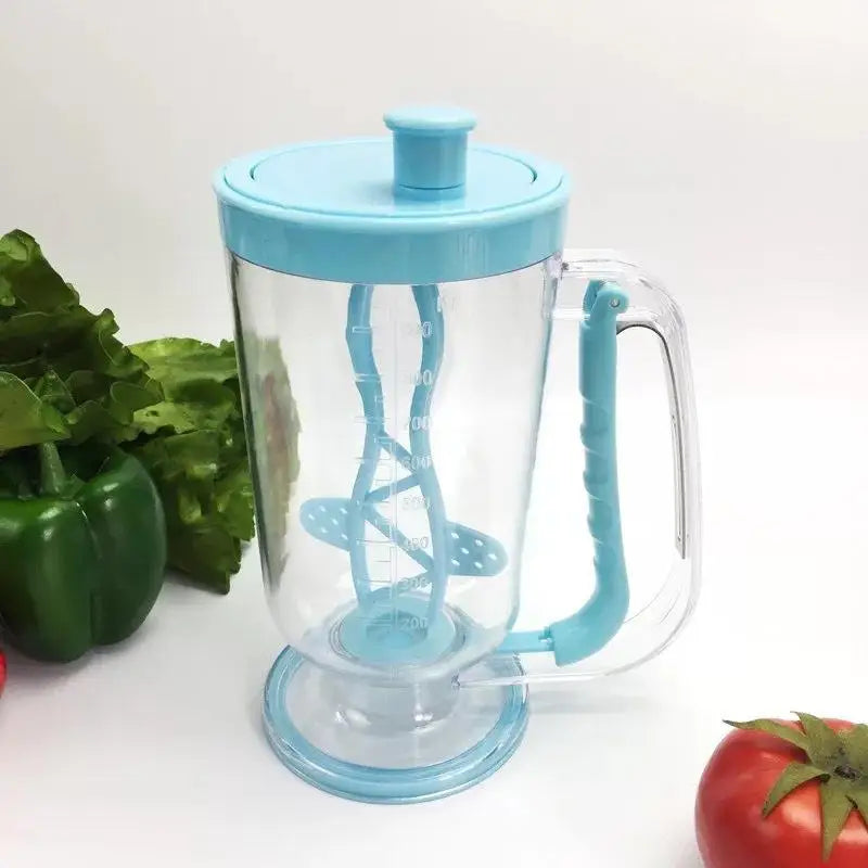 Silicone Batter Dispenser – Handheld Funnel for Pancakes & Pastry Batter Dispenser Qme A2