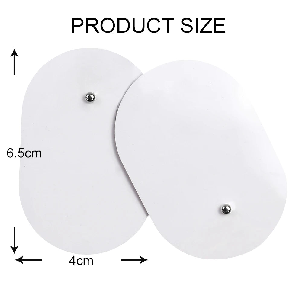 TENS EMS Electrode Pads – Reusable Self-Adhesive Gel Patches TENS EMS Electrode Pads Qst
