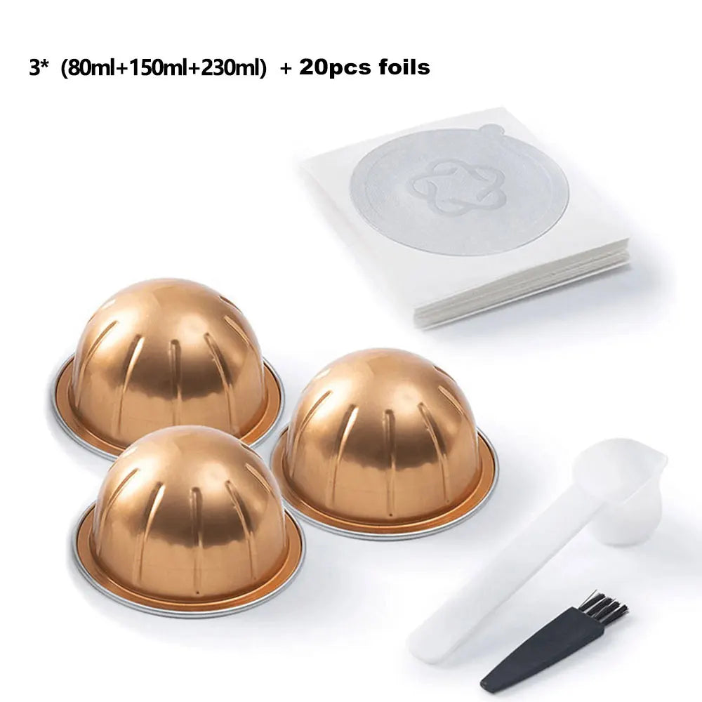 Reusable Stainless Steel Coffee Pods for Nespresso Vertuo Next Reusable Coffee Capsule Qst As picture 9