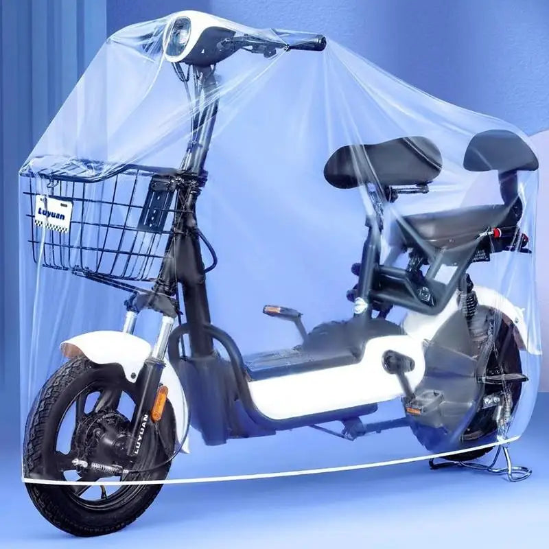 Waterproof Motorcycle Bicycle Scooter Rain & Dust Cover Vehicle Protective Cover Qme