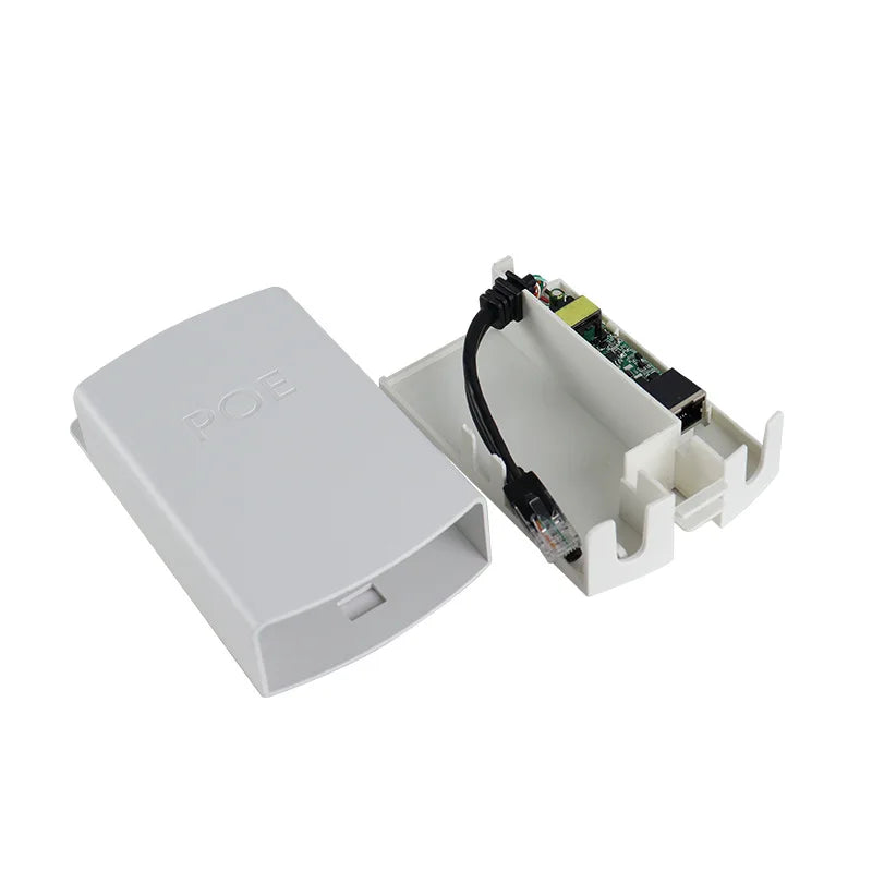 POE Splitter 48V to 12V 100Mbps Isolated Power Module Adapter PoE Splitter Adapter Qme 48V to 12V