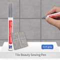 12-Pack Waterproof Grout Tile Marker Pens – Gap Repair & Sealer Grout Repair Markers Qme dark gray