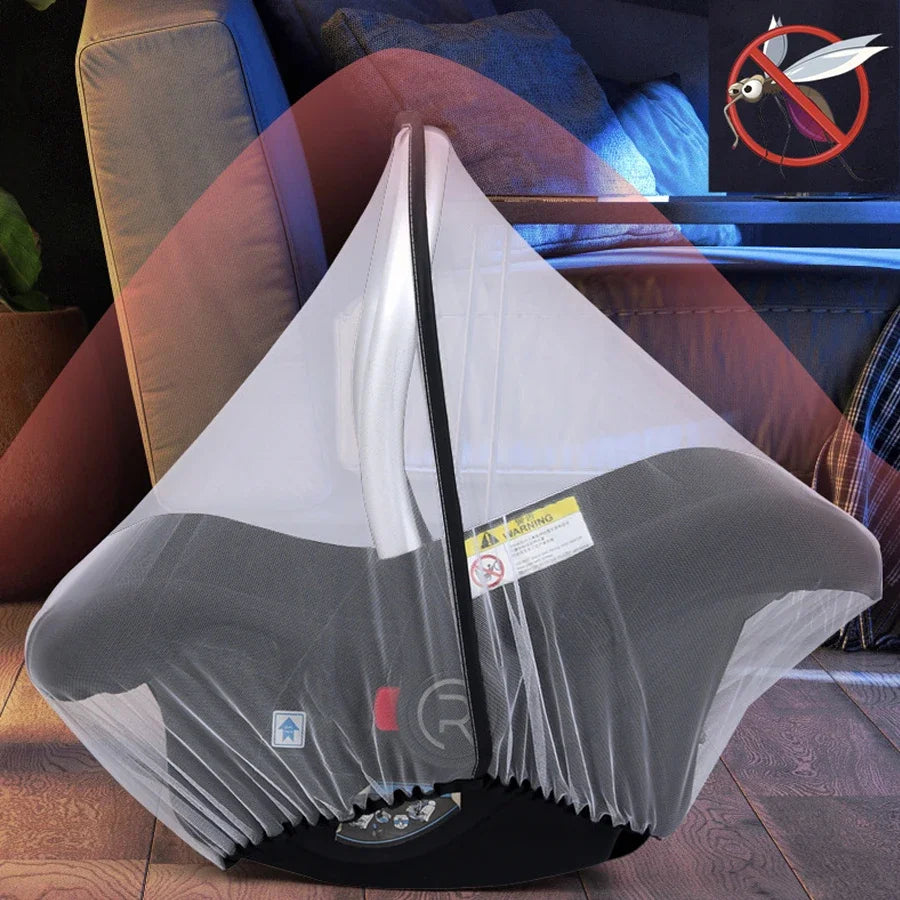 Universal Baby Stroller Mosquito Net – Breathable Mesh Cover Stroller Mosquito Net Qst