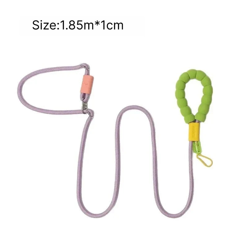 Crossbody Hands-Free Dog Leash | Cloud Foam Handle | Nylon Hands-Free Dog Leash Qme